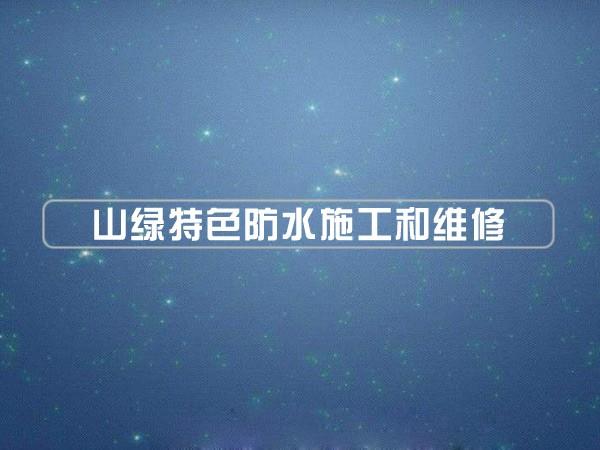 江南jiangnan（中国）特色防水施工和维修